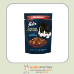 پوچ گربه فلیکس با طعم گوشت گاو در سس Felix Meat Slices Beef in Sauce وزن 75 گرم