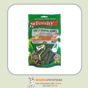 تشویقی استخوانی سگ فرشی مدل Green Dental Bones – بسته ۱۵ عددی