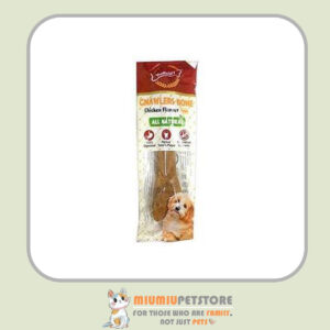 تشویقی سگ استخوان بزرگ گناولرز با طعم مرغ Gnawlers Large Chicken Bone Dog Treat بسته 1 عددی