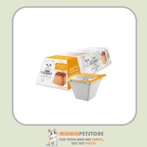 غذای کاسه ای گربه با بافت موس گورمت با طعم مرغ Gourmet Revelations Mousse with Chicken بسته 2 عددی