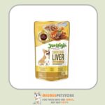 پوچ سگ جرهای با طعم مرغ و جگر JerHigh Chicken And Liver Chunks In Gravy وزن 120 گرم