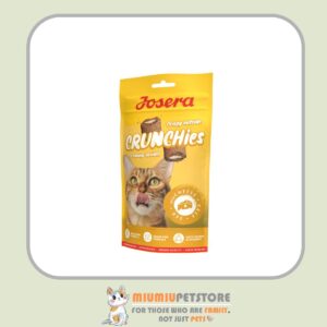 تشویقی بالشتی گربه جوسرا با طعم پنیر Josera Cat Crunchies With Cheese وزن 60 گرم