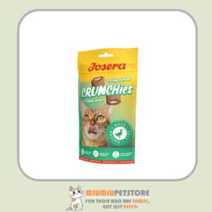 تشویقی بالشتی گربه جوسرا با طعم اردک Josera Cat Crunchies With Duck وزن 60 گرم