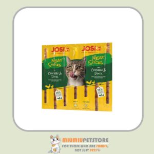 تشویقی مدادی گربه جوسرا با طعم مرغ و اردک Josicat Meat Sticks Chicken & Duck بسته 7 عددی