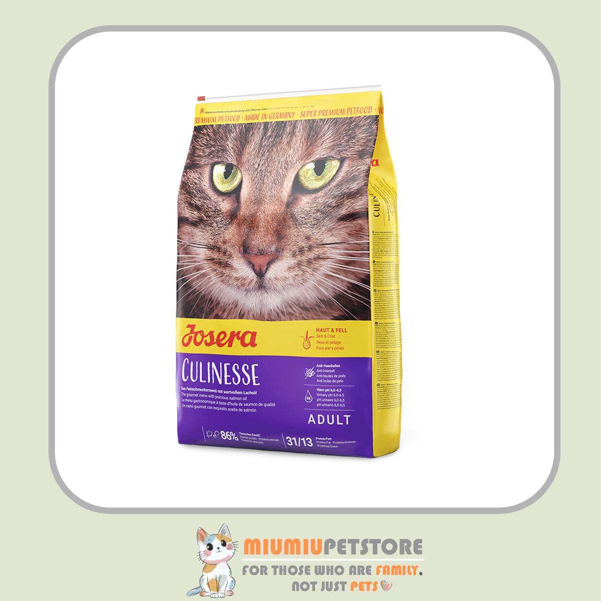 josera-culinesse-2kg غذای خشک گربه کولینس جوسرا – وزن ۲ کیلوگرم