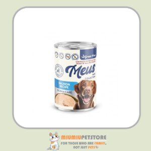 کنسرو غذای سگ مئوس مناسب سلامت پوست و مو Meus Derma Care Salmon Recipe وزن 400 گرم