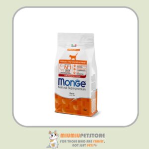 غذای بچه گربه مونژ با طعم اردک Monge Kitten Food With Duck وزن 1.5 کیلوگرم