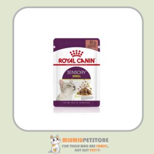 پوچ گربه حساس به بو رویال کنین Royal Canin Sensory Smell In Gravy وزن 85 گرم