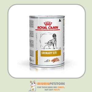 کنسرو درمانی سگ مخصوص مشکلات مجاری ادراری رویال کنین Royal Canin Urinary S/O وزن 410 گرم