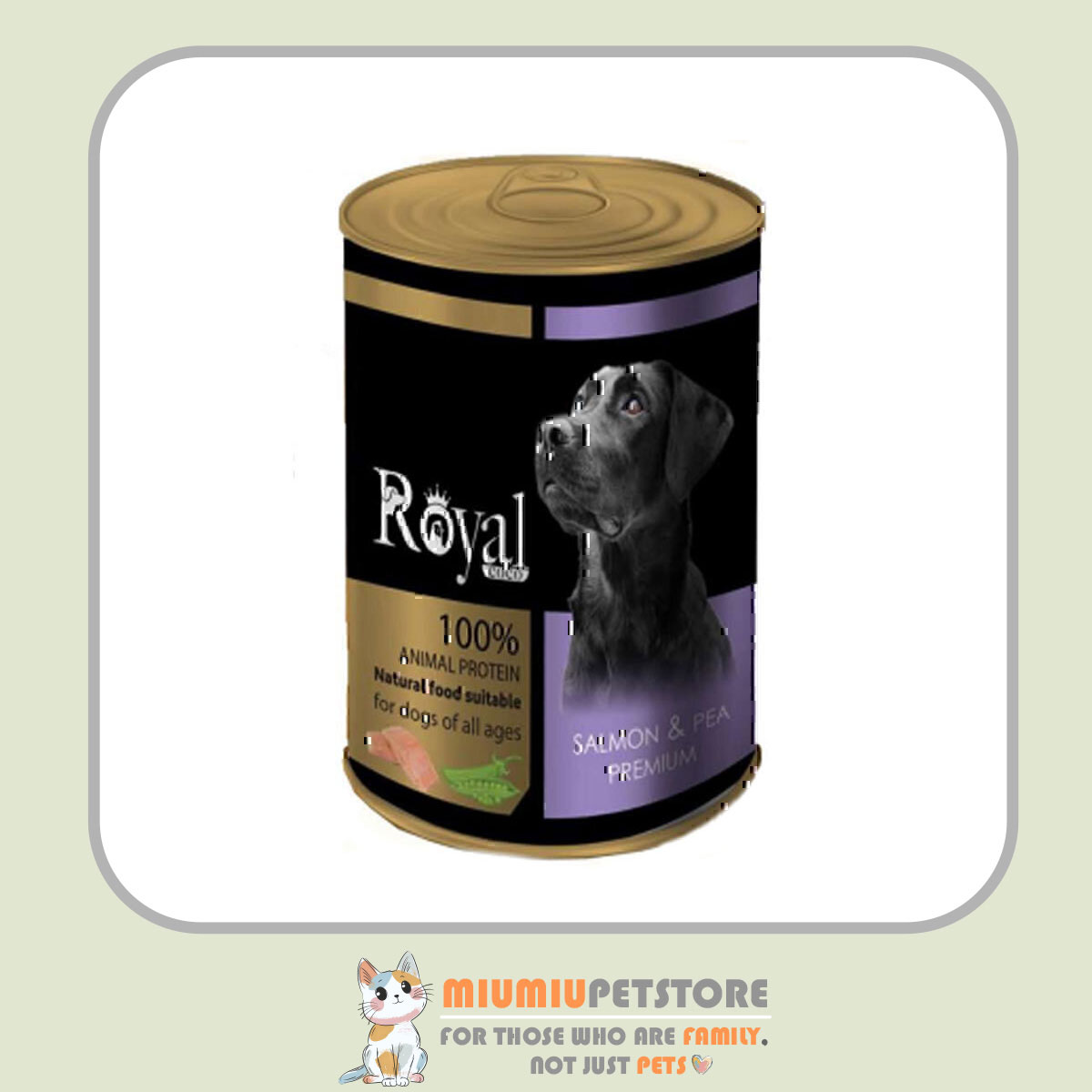 royal-coco-pate-salmon-green-peas-dog-food-380g کنسرو پته سگ رویال کوکو با طعم سالمون و نخود سبز – ۳۸۰ گرم