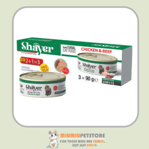 کنسرو غذای گربه شایر با طعم مرغ و گوشت – بسته ۳ عددی