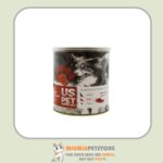 کنسرو غذای سگ یو اس پت با طعم گوشت خالص گاو UsPet Canned Food With Pure Meat وزن 800 گرم