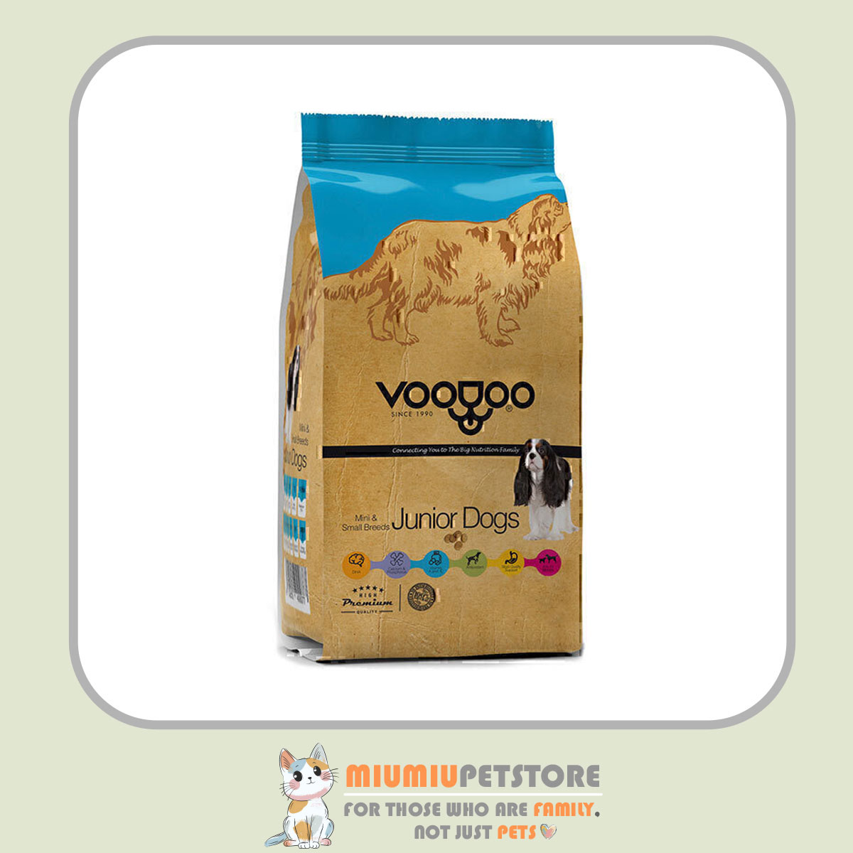 voodoo-mini-small-junior-10kg غذای خشک توله سگ وودو نژاد کوچک – وزن ۱۰ کیلوگرم