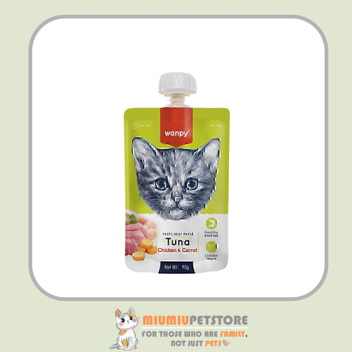 wanpy-kitten-pudding-tuna-chicken-carrot-90g پودینگ بچهگربه Wanpy Tuna, Chicken & Carrot Soup – وزن ۹۰ گرم