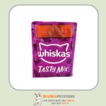 پوچ گربه ویسکاس با طعم گوشت گاو و پرندگان Whiskas Tasty Mix Cat Pouch With Beef & Poultry In Gravy وزن 85 گرم
