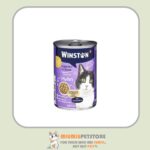 کنسرو گربه وینستون با طعم مرغ در سس Winston Cat Food With Chicken in Sauce وزن 400 گرم