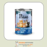 کنسرو پرمیوم گربه بالغ با طعم گوشت گوساله و مرغ و سالمون 400 گرم پابلو